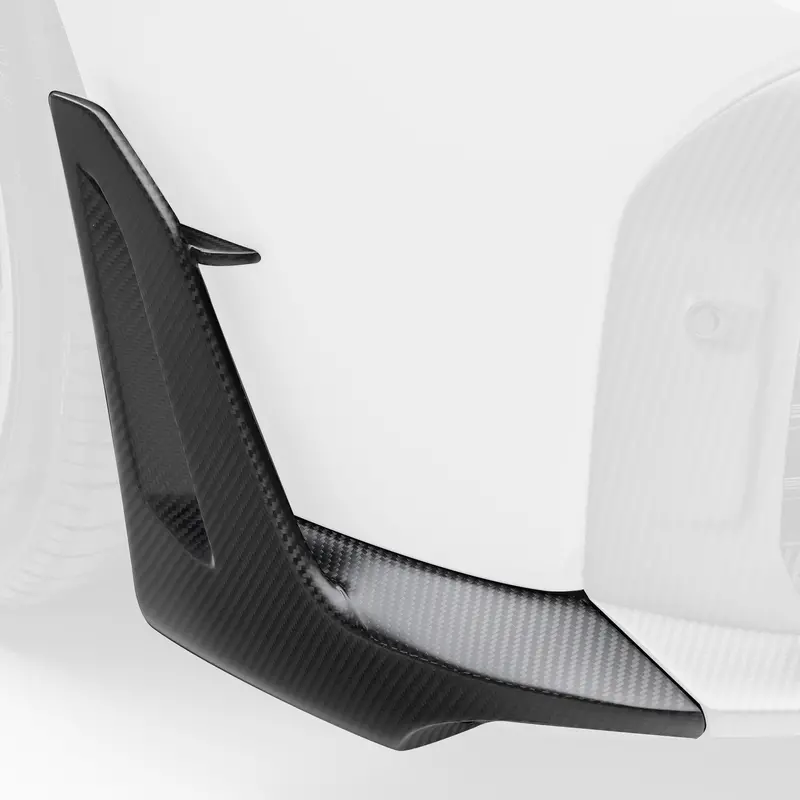 Porsche 992 Turbo S Aero Front Spoiler Winglets 2