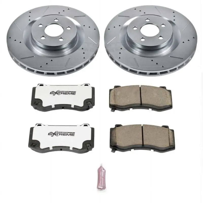 Power Stop 05-10 Chrysler 300 Srt8 Front Z26 Street Warrior Brake Kit 1
