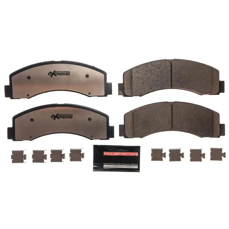 Power Stop 10-19 Ford Expedition Front Z36 Truck & Tow Brake Pads W/Hardware 2