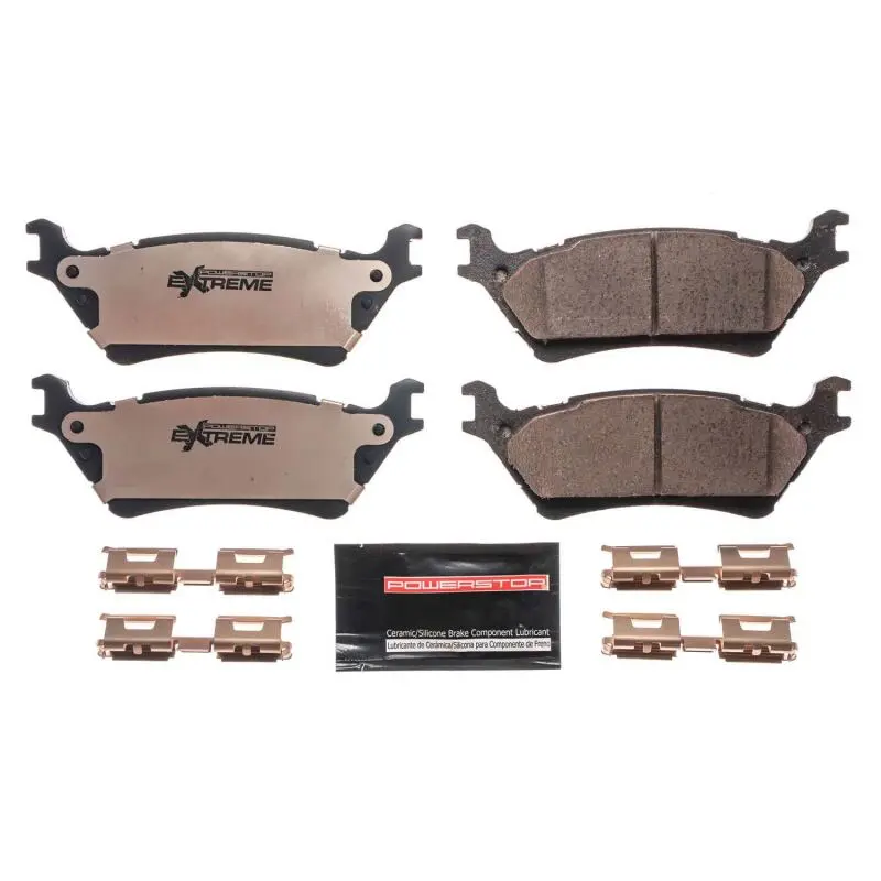 Power Stop 12-19 Ford F-150 Rear Z36 Truck & Tow Brake Pads W/Hardware 2