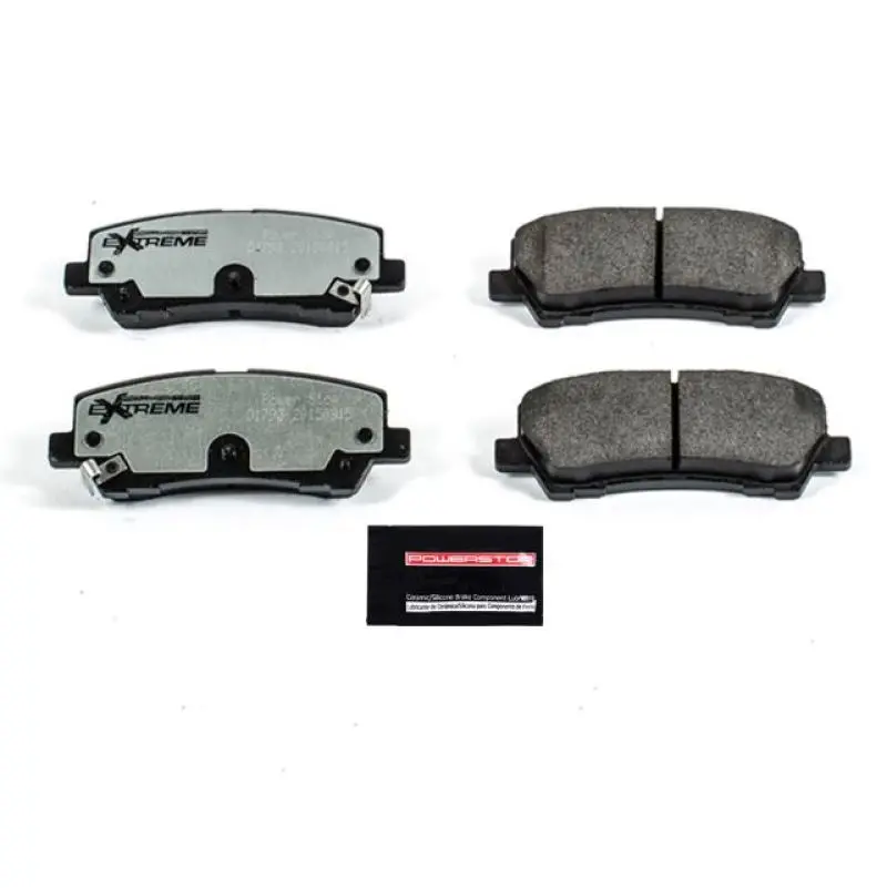 Power Stop 15-19 Ford Mustang Rear Z26 Extreme Street Brake Pads W/Hardware 2
