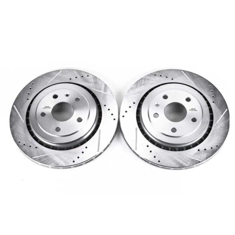 Power Stop 16-18 Cadillac Ats Rear Evolution Drilled & Slotted Rotors - Pair 2