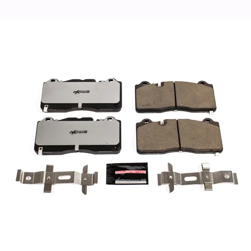 Power Stop 16-19 Cadillac Cts Front Z26 Extreme Street Brake Pads W/Hardware 2