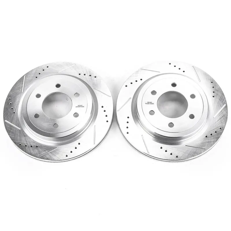 Power Stop 18-19 Ford Expedition Rear Evolution Drilled & Slotted Rotors - Pair 2