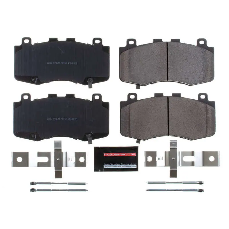 Power Stop 18-19 Jeep Grand Cherokee Front Z23 Evolution Sport Brake Pads W/Hardware 2