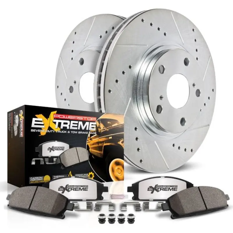 Power Stop 2018 Ford Expedition Rear Z36 Truck & Tow Brake Kit 2
