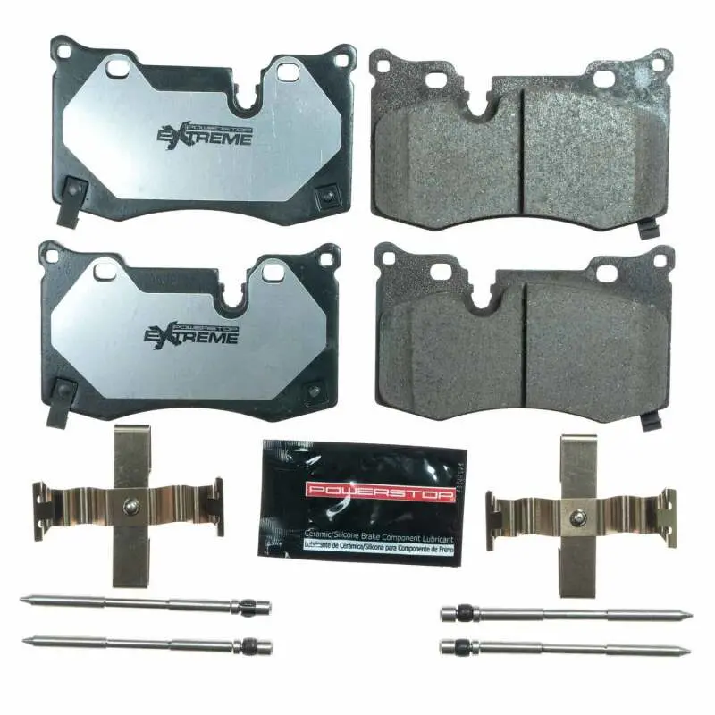 Power Stop 2020 Chevrolet Corvette C8 Base Rear Z26 Extreme Street Brake Pads W/Hardware 1