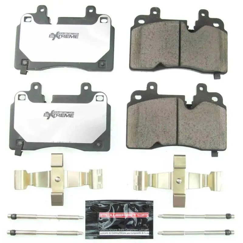 Power Stop 2020 Chevrolet Corvette Front Z26 Extreme Street Brake Pads W/Hardware 2