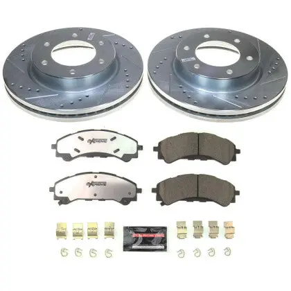 Power Stop 2021-2024 Ford Bronco Front Z36 Truck & Tow Brake Kit 1