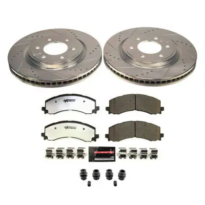 Power Stop 2022-2024 Ford Bronco Raptor Front Z36 Truck & Tow Brake Kit 1