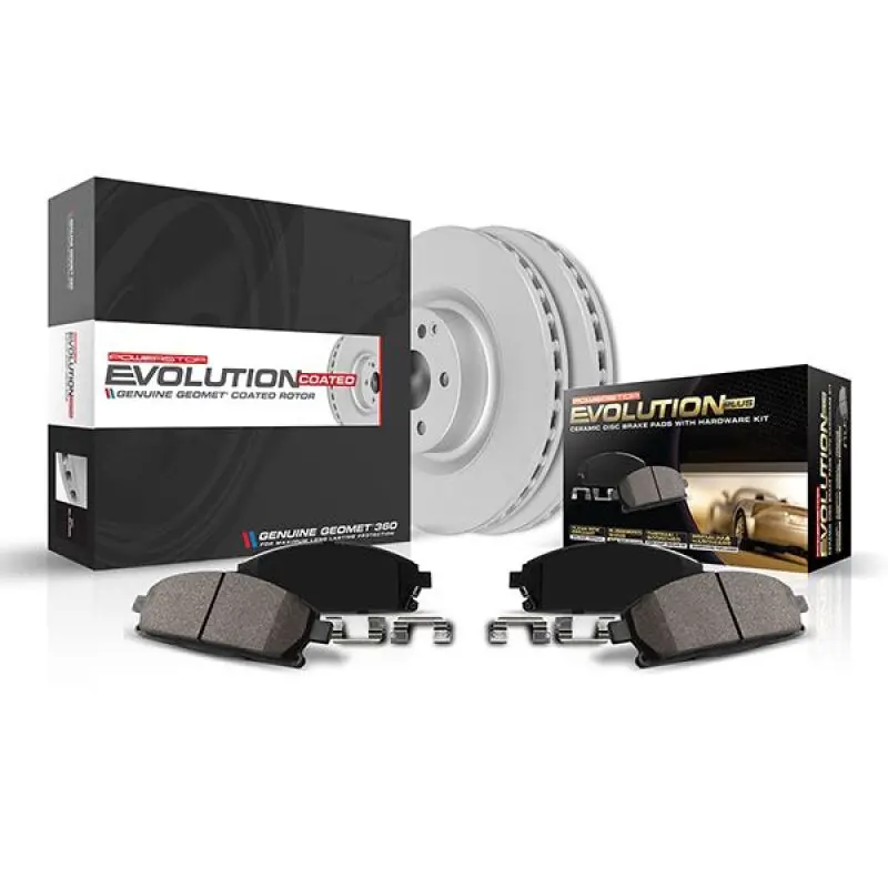 Power Stop 21-23 Ford Mustang Front Z17 Coated Brake Kit 1