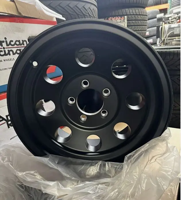 Qty 1 New American Racing Ar172 Baja 15X7 5-114.30 -6 Satin Black Wheel 1