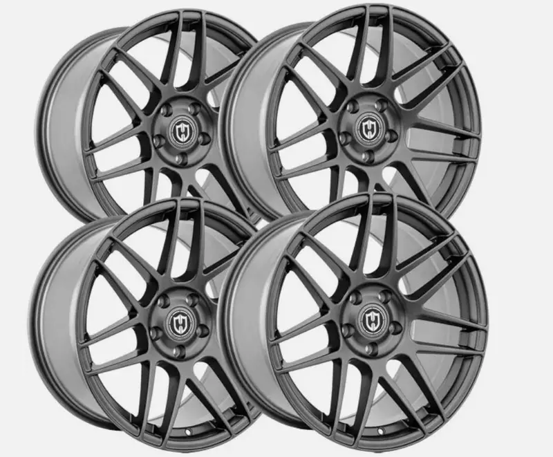 Qty 4 Curva Flow Forged Cff300 18X8.5 5X114.3 Et35 Gunmetal Wheels Rims 1