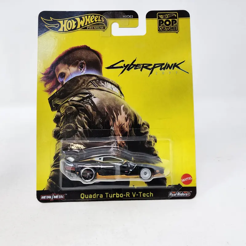 Quadra Turbo-R V-Tech Cyberpunk * 2025 Hot Wheels Premium Pop Culture Case M 1