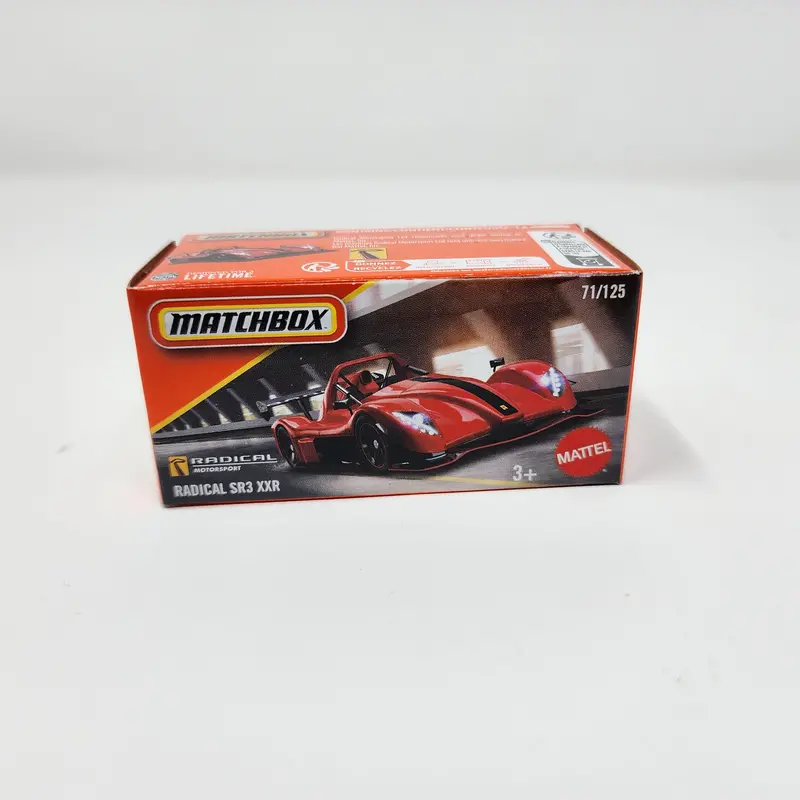 Radical Sr3 Xxr #71 * 2025 Matchbox Power Grabs Case F 1