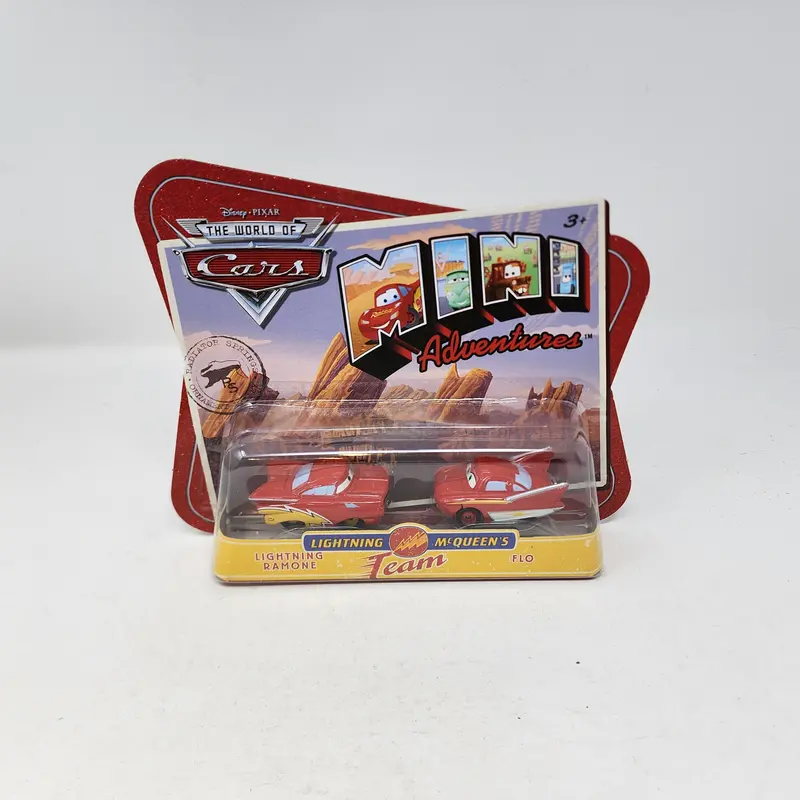 Ramone & Flo *  Mcqueen's Team * Disney Pixar The World Of Cars Mini Adventures 1