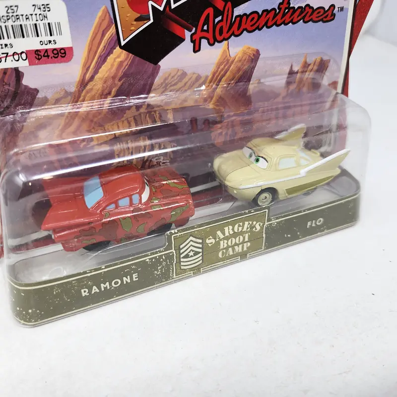 Ramone & Flo* Sarge's Boot Camp * Disney Pixar The World Of Cars Mini Adventures 2