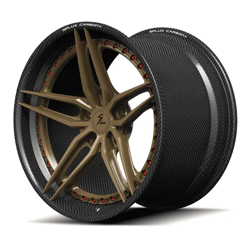 Rcf-01 Real Carbon Fiber 2-Piece 2
