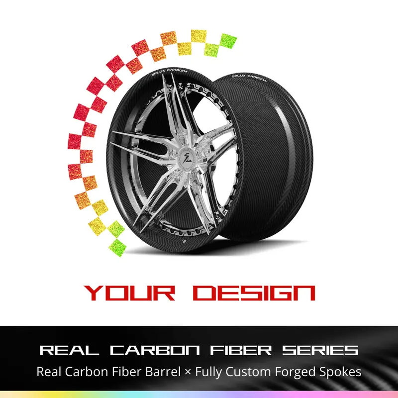 Rcf-01 Real Carbon Fiber 2-Piece 6