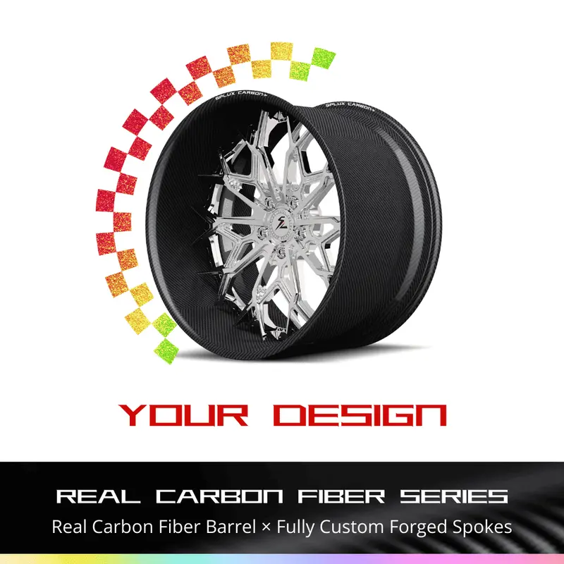 Rcf-08 Real Carbon Fiber 2-Piece 6