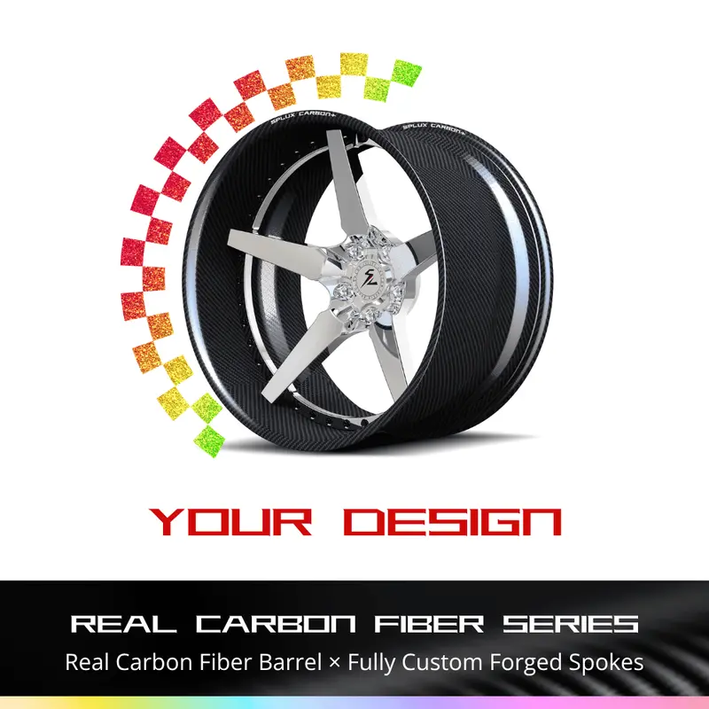 Rcf-12 Real Carbon Fiber 2-Piece 6