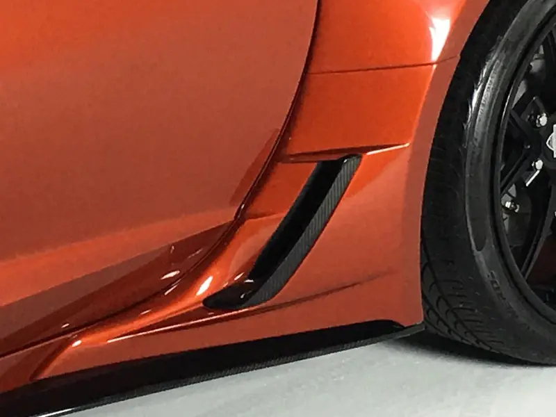 Rear Air Duct Brake Vent Carbon Fiber C7 Corvette Z06 / Grand Sport 2014 + 1