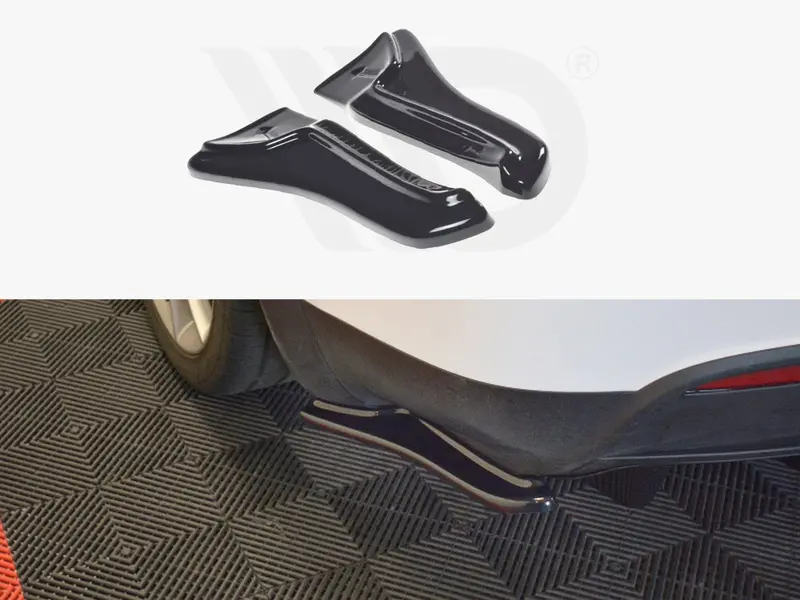 Rear Side Splitters V.1 Tesla Model X 1