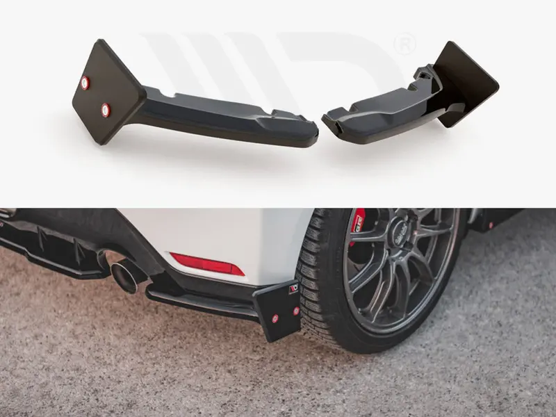 Rear Side Splitters V.2 + Flaps Toyota Gr Yaris Mk4 1