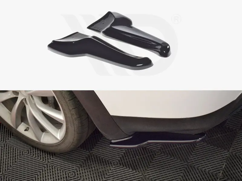 Rear Side Splitters V.2 Tesla Model X (2015-) 1