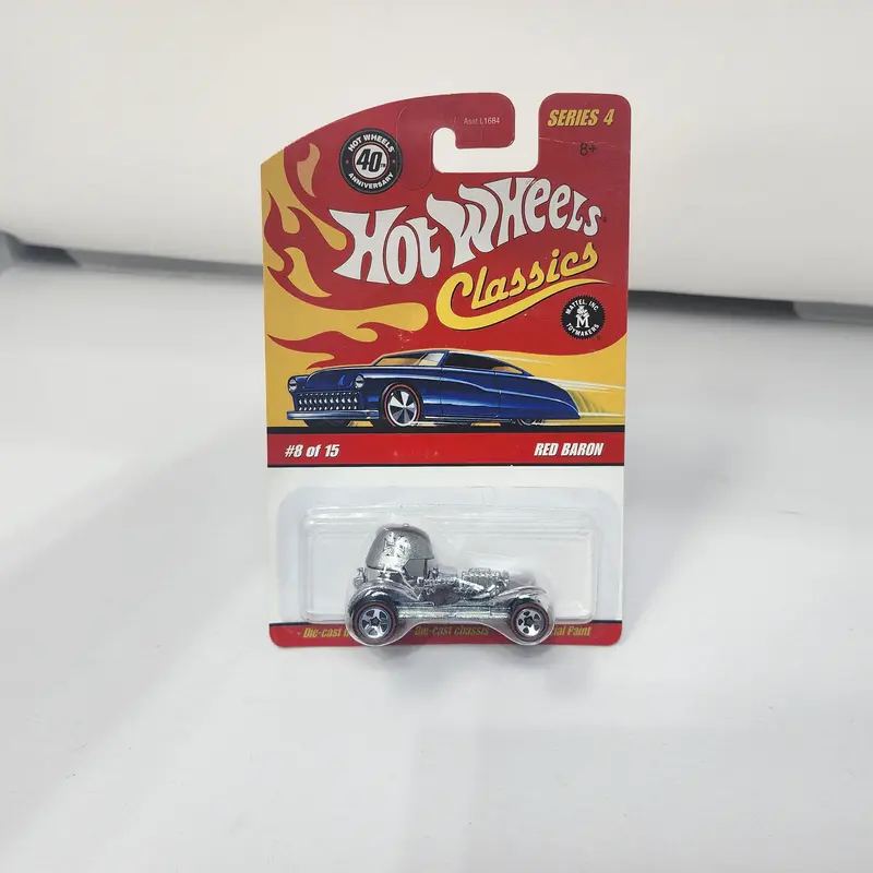 Red Baron 8 * Chrome* Hot Wheels Classics 1