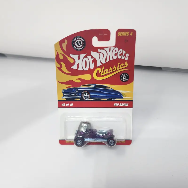 Red Baron 8 * Purple * Hot Wheels Classics 1