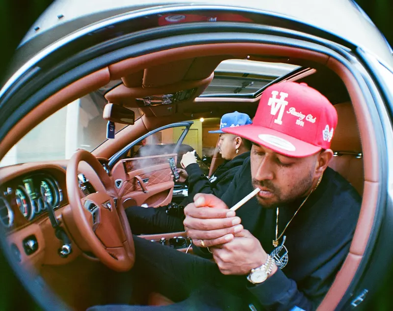 Red La Racing Club Snapback 1