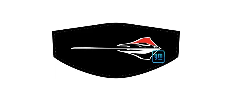 Red & White C8 Stingray Trunk Cover Convertible Or Coupe 1