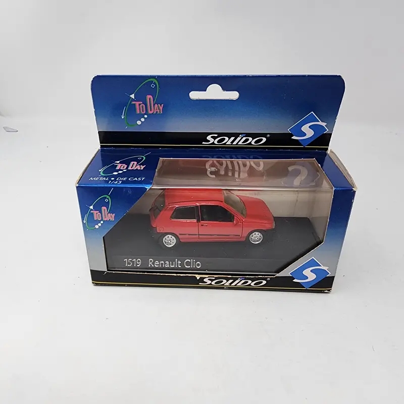Renault Clio 1519 * Red * Solido Collectibles 1/43 Scale 1