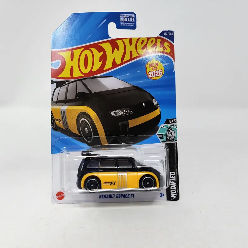 Renault Espace F1 #172 * Black/Yellow * 2025 Hot Wheels  New! Case Q 1