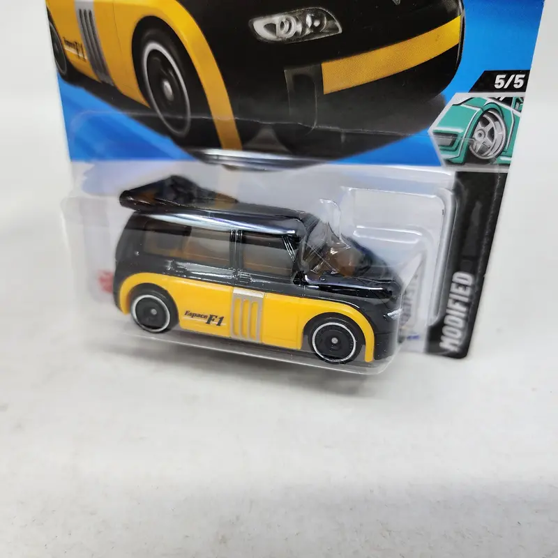 Renault Espace F1 #172 * Black/Yellow * 2025 Hot Wheels New! Case Q 2