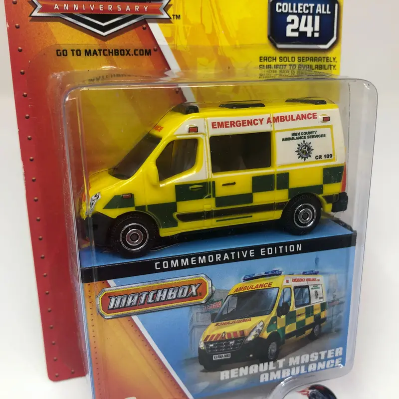 Renault Master Ambulance * Matchbox 60Th Anniverary 2