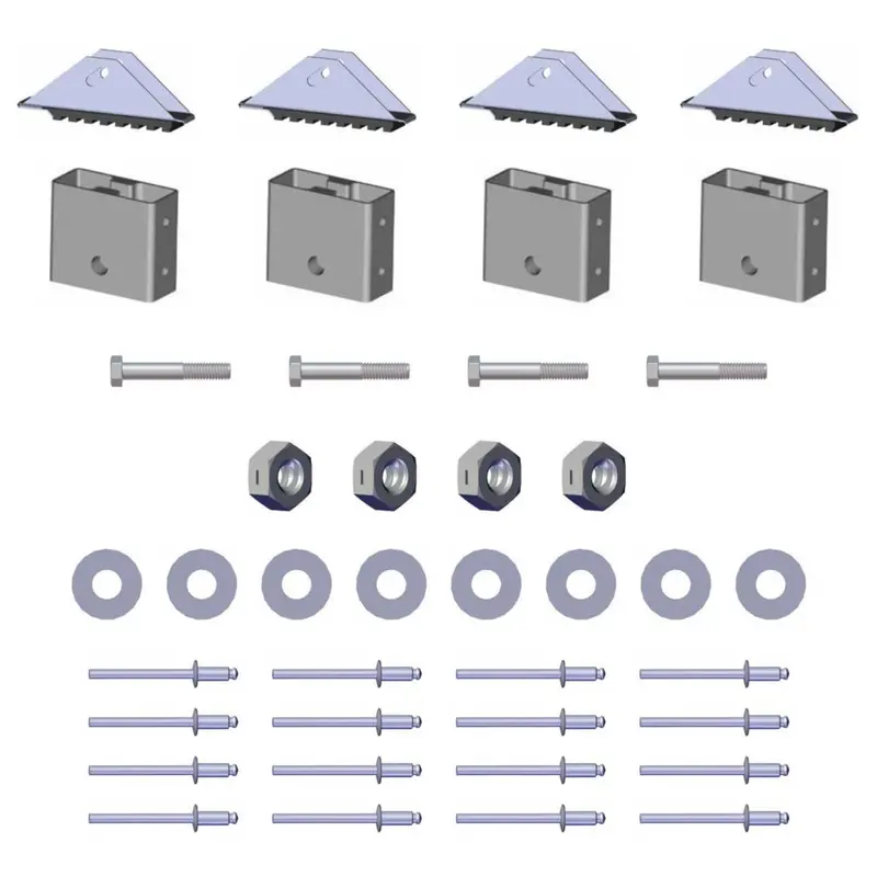 Replacement Outer Pick Feet For Aircraft Support Ladder 1