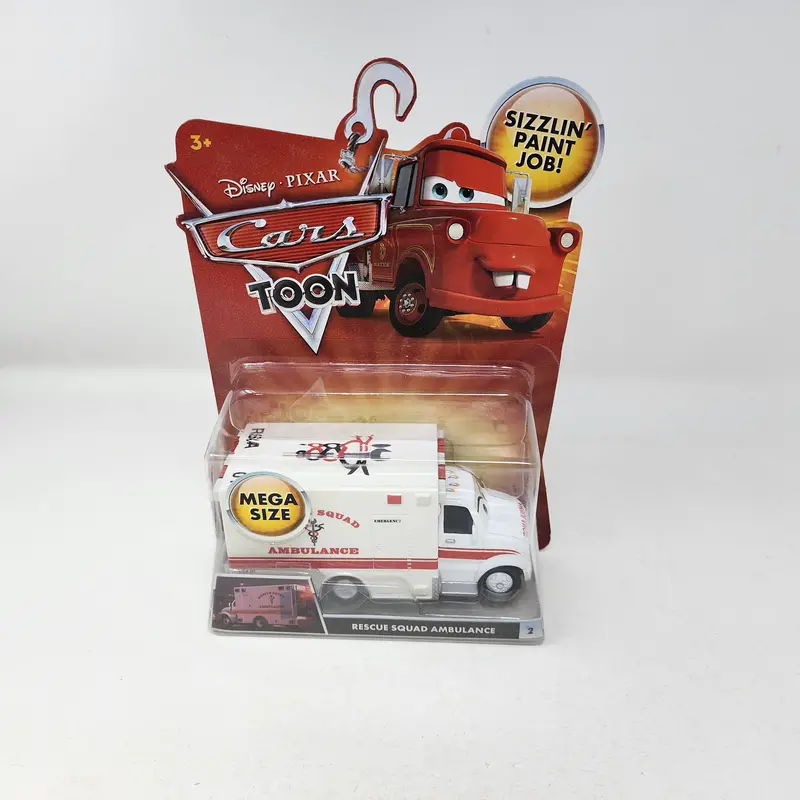 Rescue Squad Ambulance 2 * Disney Pixar Cars Toon * Mega 1