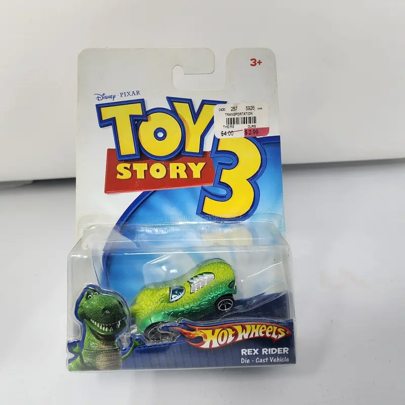 Rex Rider * Hot Wheels Character Cars Toy Story 3 1