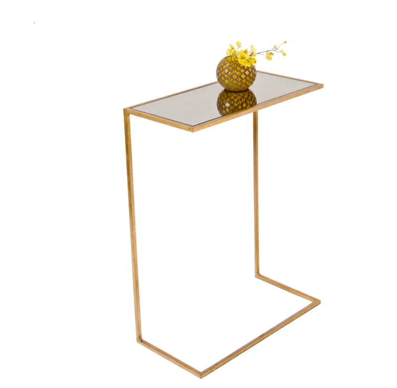 Rico Gold Leaf Accent Table 1