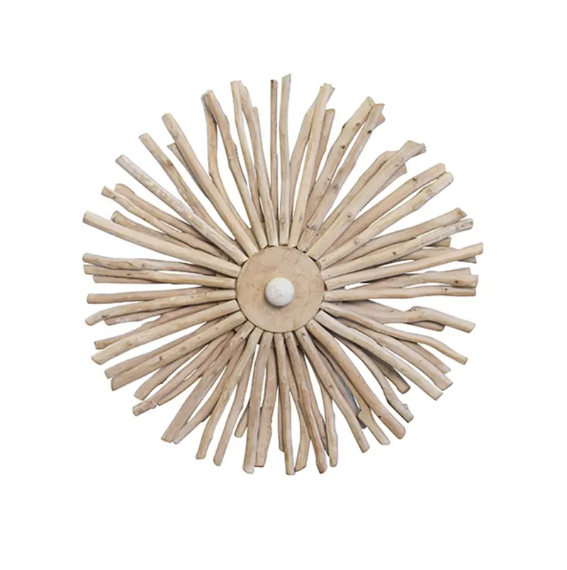 Rio Eucalyptus Wood Wall Sconce/Semi Flushmount Ceiling Light 1