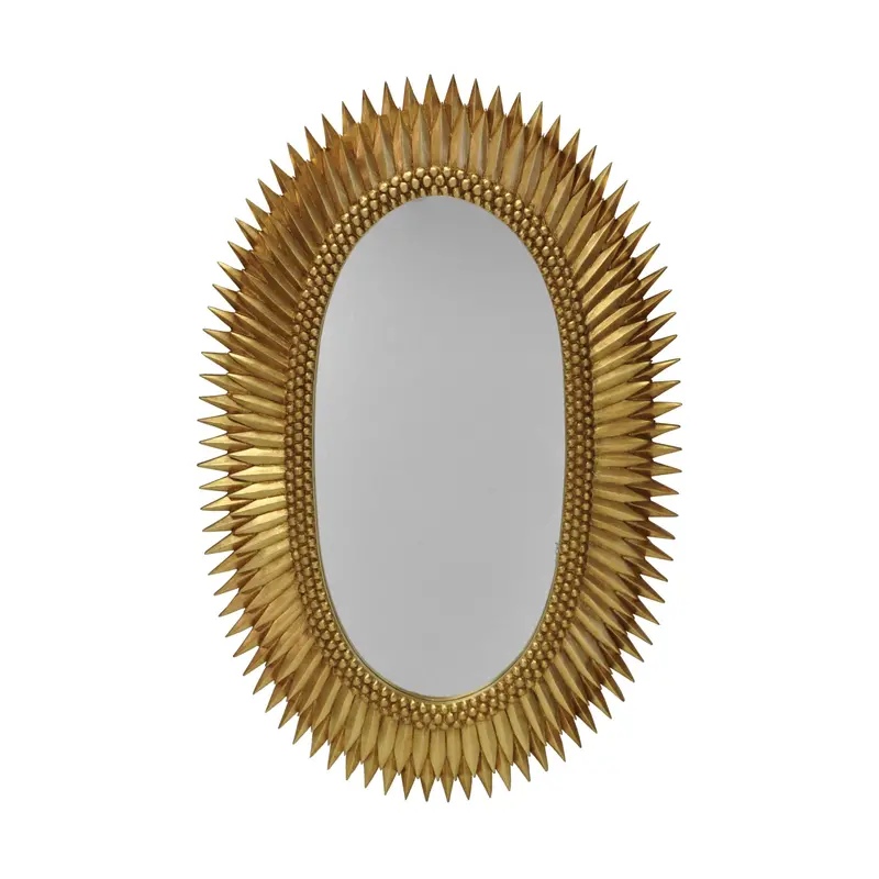 Rita Starburst Wall Mirror - Gold Or Silver Leaf 1