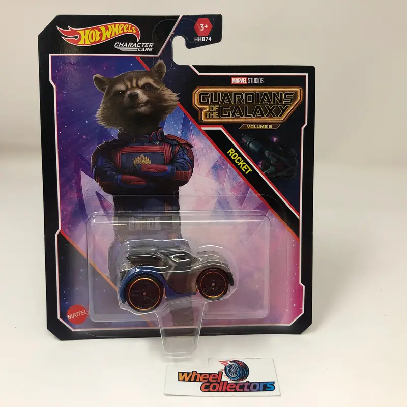 Rocket Guardians Of The Galaxy * 2023 Hot Wheels Character Cars Marvel 1