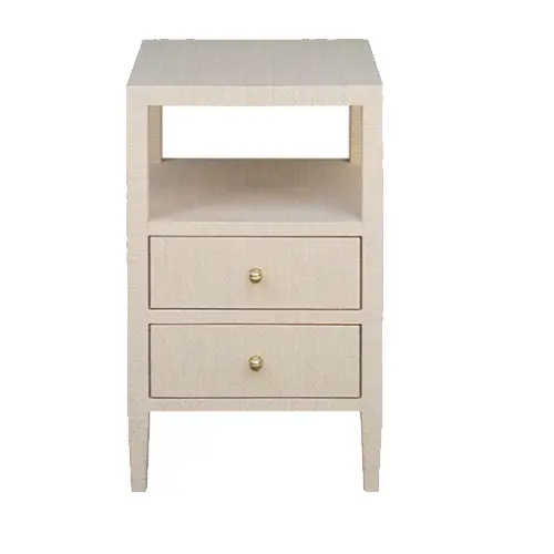 Roscoe Two Drawer Side Table - Four Color/Finish Options 3