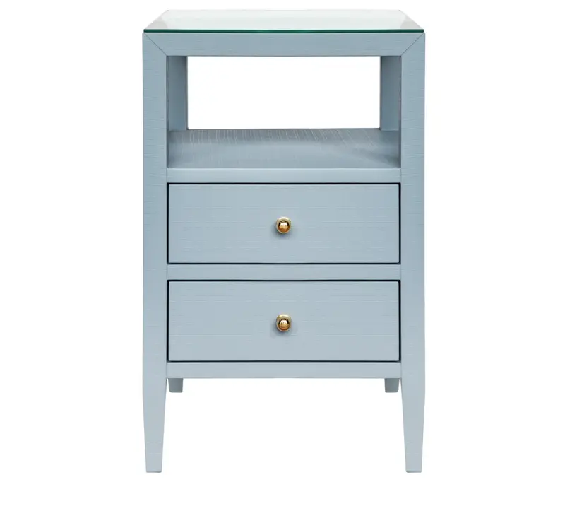 Roscoe Two Drawer Side Table - Four Color/Finish Options 4