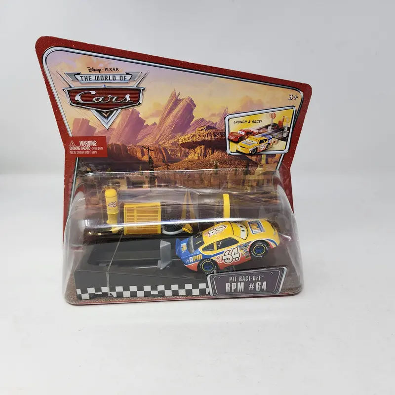 Rpm #64 Pit Row Race-Off * Disney Pixar The World Of Cars 1