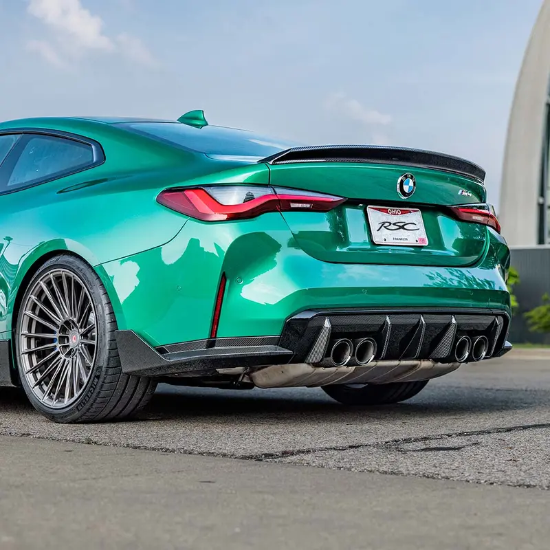 Rsc Carbon Fiber Rear Diffuser Package - M Performance Style - For G80 M3 And G82 M4 1