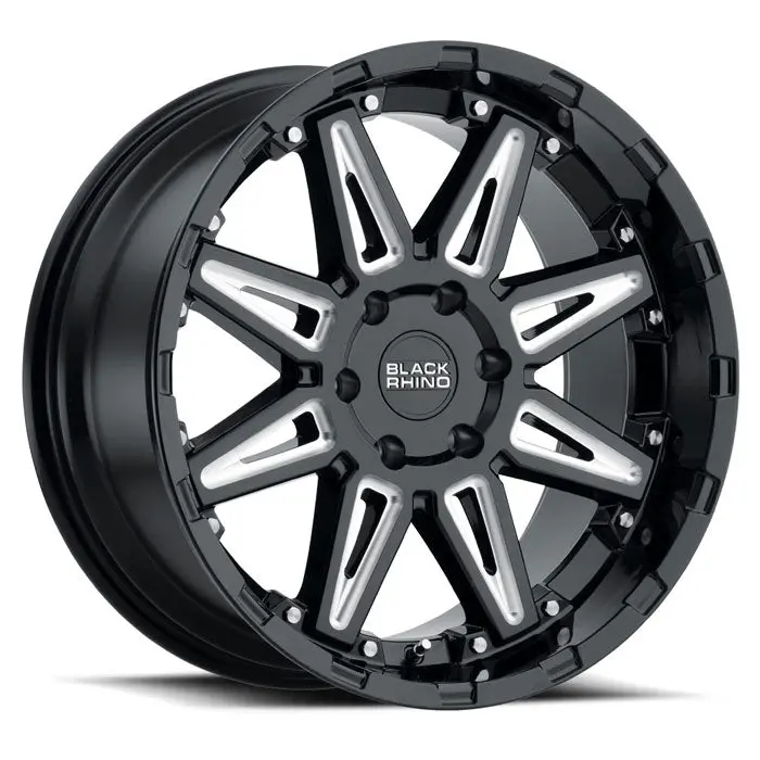 Rush Gloss Black With Milled Spokes 1