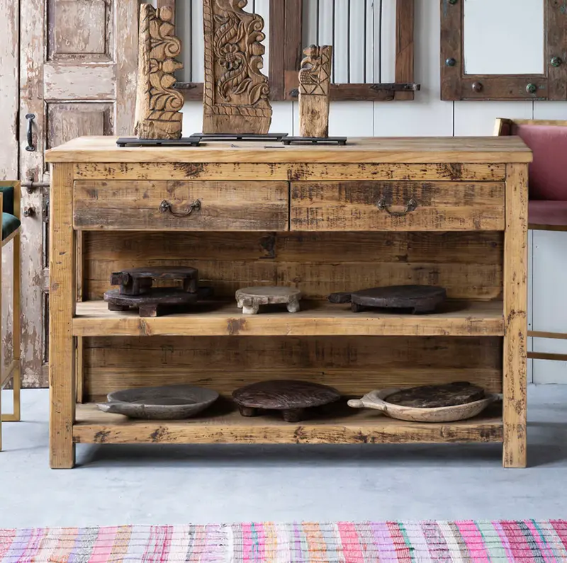 Rustic Timbers Frame Island/Buffet - Matthew Izzo Collection 1